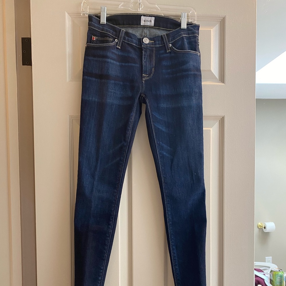 Hudson skinny leg stretch jeans
